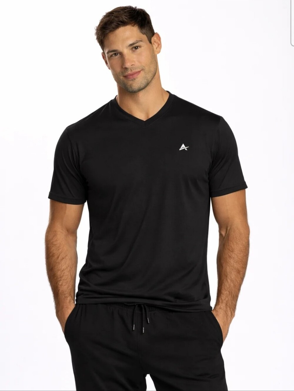 Arctic Cool Men’s Cooling UV V-Neck Shirt 3XL Cool Black NWT